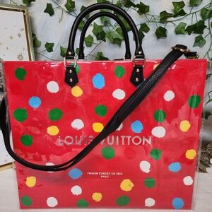 Authentic Louis Vuitton Retail Shoppiny Bag in A PVC Tote